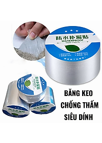 Băng keo chống thấm KG13, chống dột dán siêu dính trên mọi bề mặt, dán mái tôn, tường, ống nước cao cấp dài 5m- Hàng chính hãng