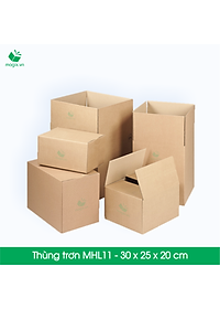 MHL11 - 30 x 25 x 20 cm - 20 Thùng hộp carton trơn