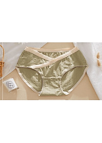 Quần lót bầu cạp chéo Azuno Chất Liệu Đũi Xước Thoáng Khí, Kháng Khuẩn Cho Mẹ