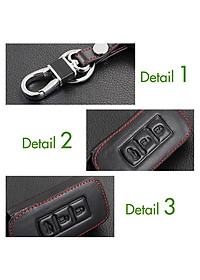 Bao da chìa khóa cao cấp dành cho xe Mitsu Xpander kèm móc khóa mẫu RO