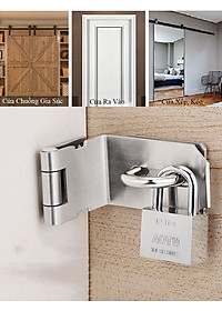 Chốt Khóa Vuông 90 độ Có PAT Khóa KUNBE, Bản Lề Cài Khóa Chốt Cửa, Tiện Dụng Dễ Lắp Đặt