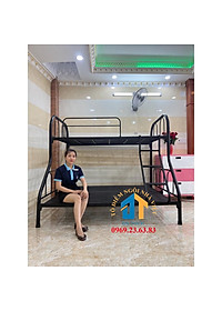 Giường sắt 2 tầng trên 1m2 dưới 1m6 Đại Thành