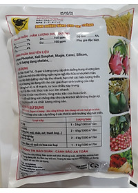 Phân Đầu Trâu Gold TVL cung cấp trung vi lượng giúp HẠ PHÈN MẶN - RA RỄ NHANH - TĂNG ĐẬU TRÁI gói 1Kg