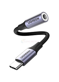 Cổng chuyển đổi Ugreen USB-C to 3.5mm Audio Cable AV161 - Hàng chính hãng