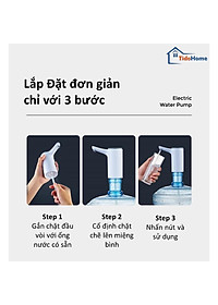 Vòi Bơm Nước Tự Động Đa Năng , Đầu Bơm Thông Minh Rót Nước Rảnh Tay Từ Binh Lọc - HÀNG CHÍNH HÃNG