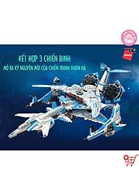 Đồ Chơi Lắp Ráp Xếp Hình Qman 41106 - Biệt Đội Tiên Phong - Máy Bay Chiến Đấu Thiên Hà