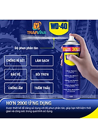 Chai Xịt Tẩy Rỉ Sét WD-40 Multi-Use Product Dầu Chống Rỉ Bôi Trơn, Chống Ẩm, Vệ Sinh Làm Sạch Đa Năng Bảo Dưỡng Xe, Đồ Dùng Gia Đình - Hàng Chính Hãng