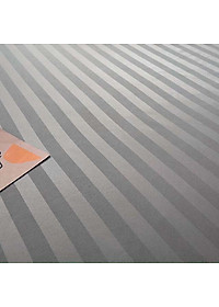 Bộ Ga Gối Cotton Kẻ 3F Lidaco Chuyên Dụng Cho Homestay, Khách Sạn - Xám