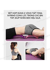 Vòng tập Yoga Pilates Myring chất liệu nhựa ABS cao cấp hỗ trợ tập Yoga và Masage đa năng 