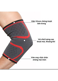 Bảo vệ khuỷu tay Rhino 7546 (1 Đôi) giảm chấn thương khi chơi thể thao, bóng đá, bóng rổ, bóng chuyền - Hàng chính hãng dành cho cả nam và nữ