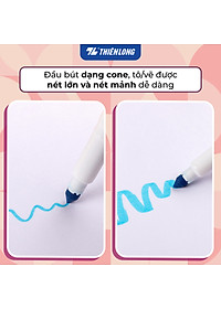 Bút lông màu Fiber Pen 36 màu Thiên Long Colokit rửa được tiêu chuẩn Châu Âu an toàn sử dụng tô màu, vẽ tranh SWM-C006
