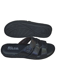 Dép Nam Quai Ngang TiTi ĐÔ Da Bò Thật Cao Cấp DNA2119