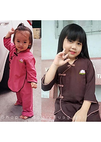 Đồ Lam Cho Bé # Mẫu Tàu Xéo Cho Bé # Đồ Bộ Bé # Quần Áo Bé Gái