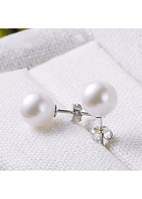 Bông Tai Nụ Ngọc Trai 1863 - Bạc