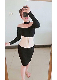 Đai nịt bụng Latex 25 xương cao 25cm cho người cao dưới 1m60 hàng nhập khẩu cao cấp