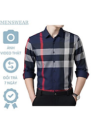 Áo sơ mi kẻ sọc thời trang nam Menswear, áo sơ mi nam THỜI TRANG cao cấp phong cách nam tính với 3 màu lựa chọn.