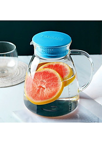 Bình thủy tinh đựng nước uống crystan chịu nhiệt cao cấp  ( Giao ngẫu nhiên )- ANTH469