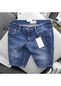 Quần short jean lửng nam bigsize màu trơn co giãn xuất xịn