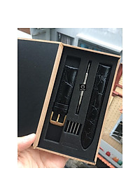 Dây đồng hồ Size 18mm 20mm 22mm da cá sấu xịn hàng Việt Nam tặng kèm phụ kiện
