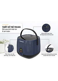 Nồi cơm điện Sunhouse SHD8611N 1.8 Lít - Hàng chính hãng