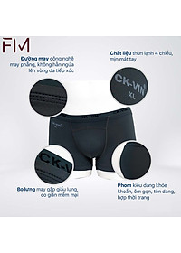 Combo 5 quần lót boxer nam, thun cotton lạnh cao cấp, lưng bản nhỏ thoải mái - FORMEN SHOP - FMPS226