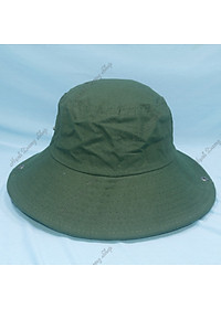 Mũ tai bèo nam vành rộng thêu cờ Việt Nam, chất liệu vải kaki oát mát mẻ, bền chắc - Hạnh Dương