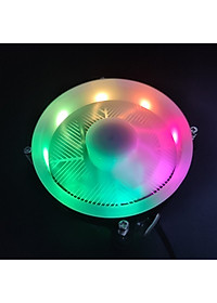 Quạt tản nhiệt CPU Led rainbow 11X for Intell lõi đồng nguyên chất cho máy tính hàng nhập khẩu