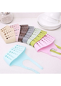 Combo 2 giỏ nhựa treo bồn rửa chén tiện lợi - Màu ngẫu nhiên- Hàng chính hãng