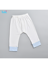 Bộ quần áo sơ sinh cài chéo, tay raglan phối màu vải Bamboo cao cấp Haki BB036, set dài tay cho bé trai bé gái từ 2,5 - 8kg, bộ sơ sinh sợi tre cho bé hàng chính hãng HAKI