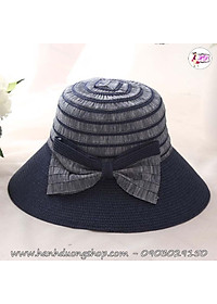 Nón đi biển vành rộng chống nắng, phối 2 màu thời trang phong cách xuân hè Châu Âu - Hạnh Dương