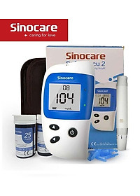 Máy đo đường huyết Safe Accu 2 tặng 1 hộp 50 que thử và hộp 50 kim chích máu