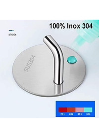 Móc Dán Tường INOX 304 Treo Đồ nặng, Treo Thớt, Nồi Niêu Treo Đồ Đa Năng [CHỐNG NƯỚC, CHỐNG RỈ] Dán Mọi Bề Mặt