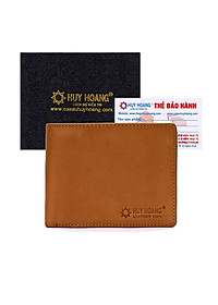 Ví nam Huy Hoàng da bò màu da, đen, nâu HT2101-02-03