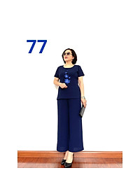 Đồ bộ trung niên đẹp 2021 -  Bộ đũi cao cấp - chất vải loại 1 - Không nhăn không xù khi giặt - (72) - Laddy_store