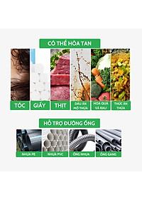 Combo 2 lọ bột thông cống AMB, bột thông bồn cầu, bồn rửa bát, tắc cống siêu mạnh, hiệu quả an toàn