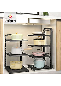 Giá Để Xoong Nồi Thép Carbon Kalpen 2-3-4-5 tầng
