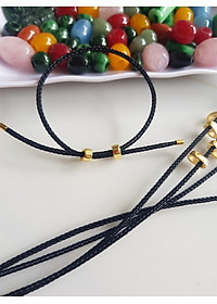 Dây thun ĐEN dẻo phối vòng tay hạt lu thống  Size dây ĐEN 2mm  Nữ đã có hạt lu thống thì đây chính là sợi dây thun phối với hạt lu thống đeo xinh ạ