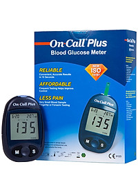 Máy Đo Đường Huyết On Call Plus Kèm Hộp 25 Que Thử Đường Huyết On Call Plus