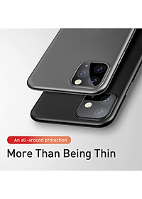 Ốp lưng nhám siêu mỏng 0.18mm cho iPhone 11 Pro Max hiệu X-Level Wings Case (bảo vệ viền, chống trầy cực tốt, chất liệu cao cấp, viền bảo vệ camera dày 0.3mm) - Hàng nhập khẩu