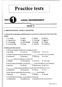 Sách Bổ Trợ Tiếng Anh 9 Tập 1