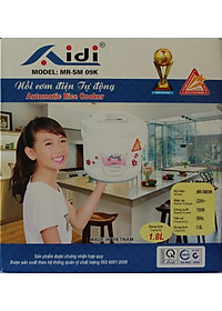 Nồi Cơm Điện Tự Động Nắp Gài Aidi MR-SM 09K (1,8 lít) - Màu Ngẫu Nhiên - Chính Hãng