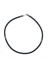 Dây Chuyền Vòng Cổ Nam Bọc Bạc Thật Nam Tính Thể Thao - BẠC HIỂU MINH DCS038S