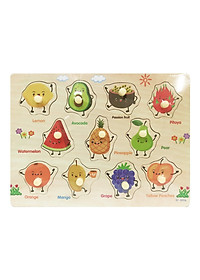 Set 5 bảng ghép hình có núm _ đồ chơi giáo dục MK02