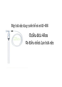 Hút cặn, Thay nước bể cá AS-666