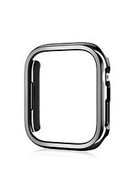 Ốp Case Siêu Mỏng Mạ Tĩnh Điện Dành Cho Apple Watch Ultra 2/ Ultra/ 4/5/6/7/8/9/10/ SE, Kai.N Chrome- Hàng chính hãng