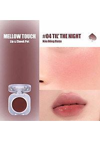 [MỚI] Má Hồng Kem Đa Năng 3-in-1 Trang Điểm Má Mắt Môi Mịn Lì Dễ Tán Bền Màu Glamrr Q Mellow Touch Lip Cheek Pot (1.8g) màu 04