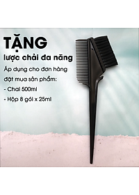 Dầu gội phủ bạc thảo dược cao cấp. Gội là đen LUCKY STAR chiết xuất nhân sâm và thảo mộc tự nhiên. Dầu gội nhuộm tóc giúp tóc đen tự nhiên, khỏe mạnh. Dầu gội đen tóc trong 10 phút ngay tại nhà, phiên bản mới có lược