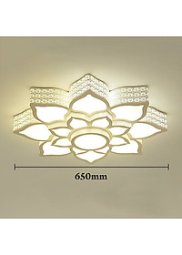 Đèn trần MATEE kiểu dáng hiện đại, sang trọng với 3 chế độ ánh sáng - kèm điều khiển từ xa - (44).