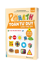  Combo Trọn Bộ Sách PoMath - Toán Tư Duy Cho Trẻ Em 4-6 Tuổi (6 cuốn) 