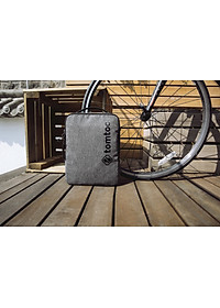 TÚI ĐEO CHÉO TOMTOC (USA) URBAN SHOULDER BAGS FOR ULTRABOOK 15″ GRAY (H14-E02G)